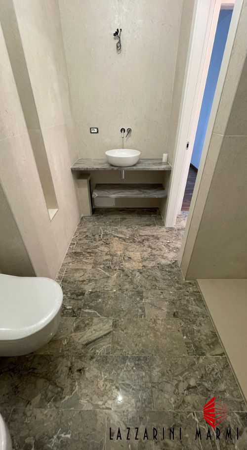 floor covering marble breccia blue by lazzarini marmi